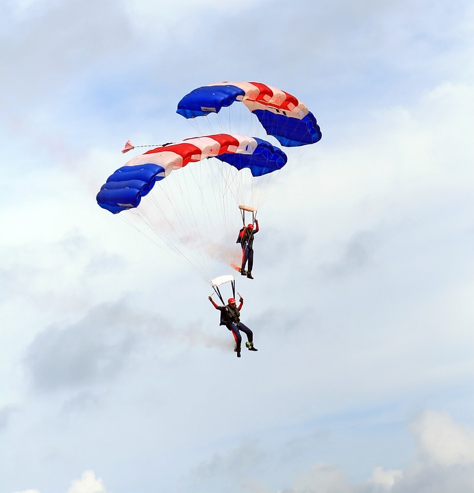 Marriage proposal in the sky