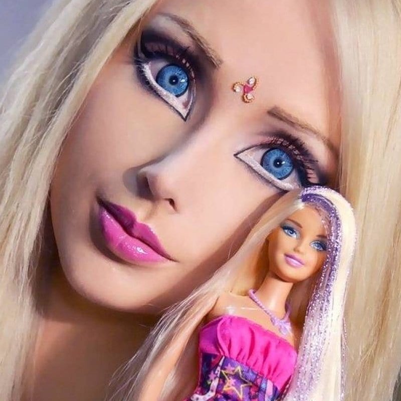 Ukrainian girl who looks like Barbie