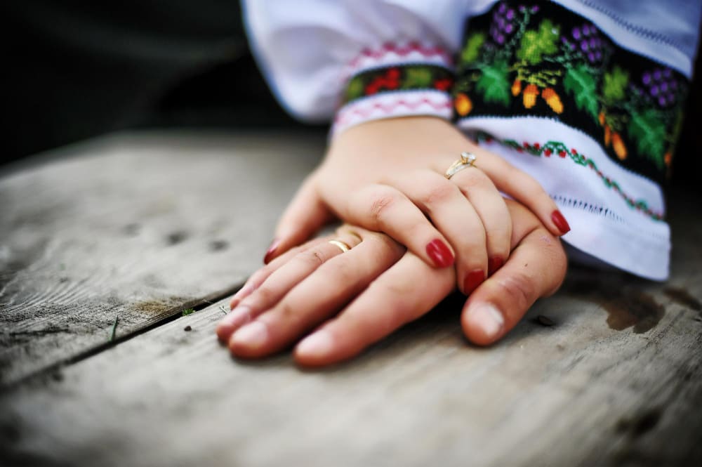 Why do Ukrainians wear wedding ring on right hand?